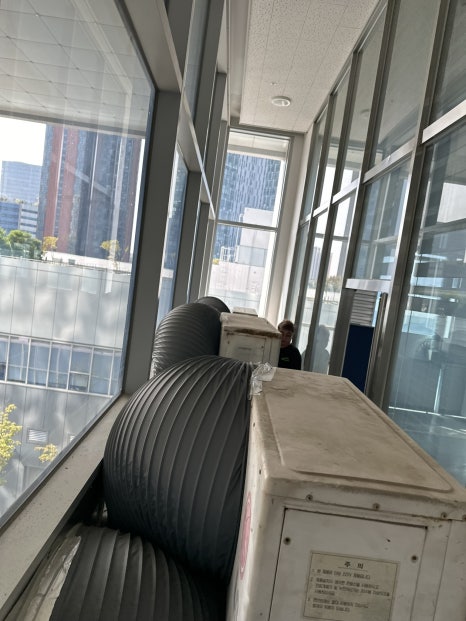 동탄2 빌딩 실외기실 환풍기 설치 1 - 현장 조사